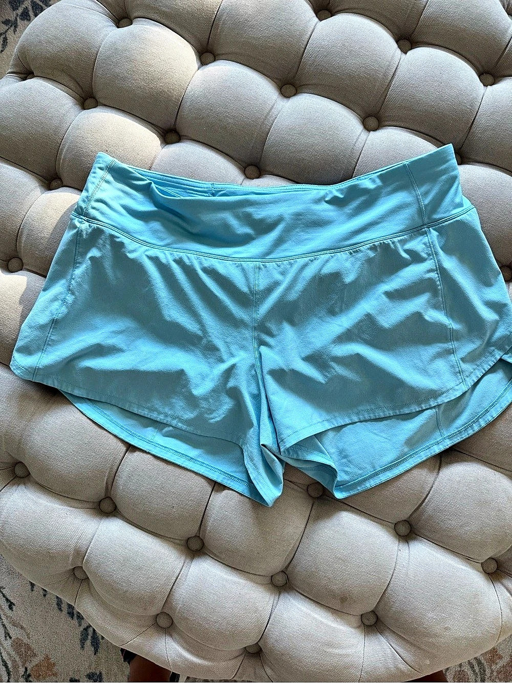 lululemon Hotty Hot Shorts Athletic Shorts in Blue Size 12